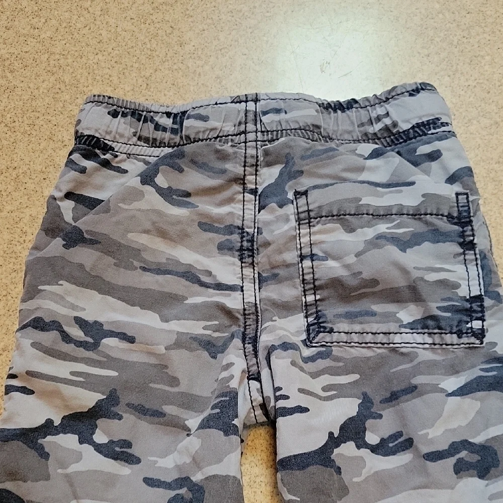 Gymboree Urban Camouflage Gray Black Casual Bottoms With Inside Lining 18-24MO